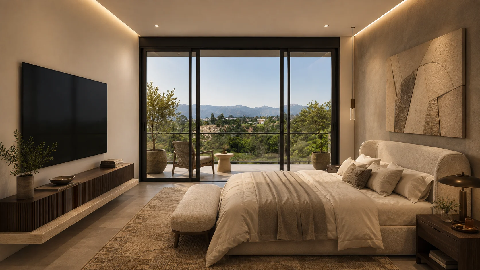 Habitación con vista al paisaje